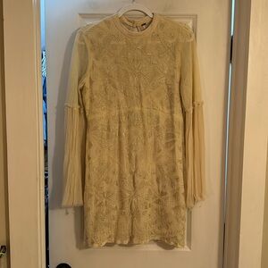Free People Cream Dress
